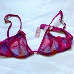 NEW Victoria's Secret Sheer Fuchsia/Purple Bra